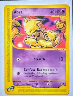 Abra | 93/165 Regular Common | E-Card Series: Expedition | Lightly Played - Image 1