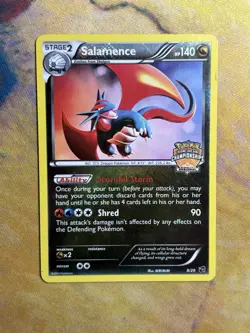 Salamence 8/20 Promo Championships Regional Stamped Reverse Holo Pokemon Card - Image 2