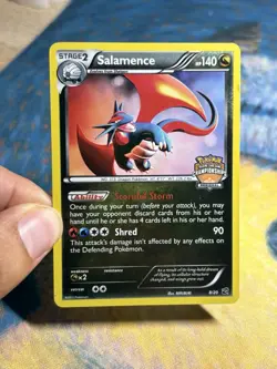 Salamence 8/20 Promo Championships Regional Stamped Reverse Holo Pokemon Card - Image 3