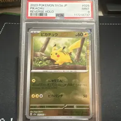 Pokemon Pikachu TCG Card 025/165 Japanese Reverse Holo 2023 SV2a - Image 1