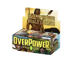 NEW X3 OVERPOWER CARD GAME EDGAR RICE BURROUGHS & THE WORLD LEGENDS BOOSTER BOX - Image 1