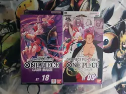 One Piece Card Game Starter Deck ST-05 Film Edition & ST-18 Monkey.D.Luffy New - Image 1