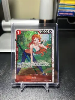 Nami OP01-016 Parallel R ST-10 The Three Captains One Piece Card Japanese Foil - Image 1