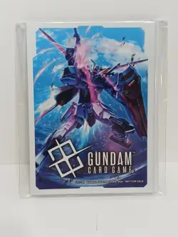 Gundam TCG ST04-002 Strike Gundam, ST04-010 Kira Promo Card, and Sleeves ENGLISH - Image 4