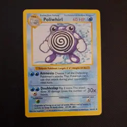 Pokemon - Poliwhirl - 38/102 - Shadowless - Base Set - Uncommon Card - Image 1