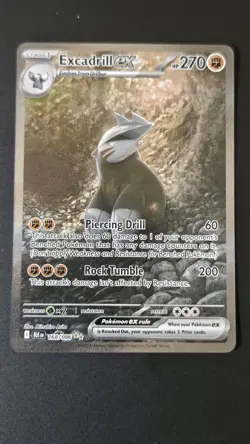 Excadrill Ex 168/086 Special Illustration Rare S&V Black Bolt Pokemon Card - Image 1
