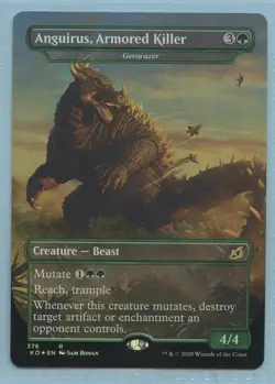 MTG: Ikoria_Lair of Behemoths: Anguirus, Armored Killer / Gemrazer: FOIL - Image 1