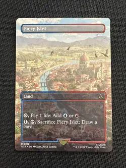 Fiery Islet - MTG ACR R 0112 Full Art NM - Image 1