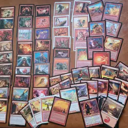 Jaya Fiery HOTTIE Shiny holographic foil Rare Card and Whole Commander Deck MTG - Image 2