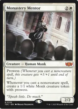 Monastery Mentor Commander: Tarkir: Dragonstorm Non-Foil Near Mint or Better - Image 1