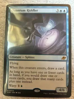 Quantum Riddler - Edge Of Eternities [NM] [MTG] pack fresh 0072 sent toploader - Image 1