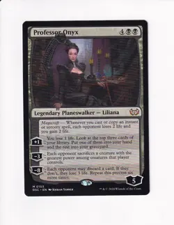 MAGIC THE GATHERING MTG COMMANDER: DUSKMOURN PROFESSOR ONYX - Image 1
