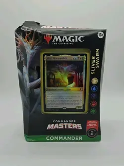 Magic: the Gathering Commander Masters Sliver Swarm Commander Deck (Damaged Box) - Image 1