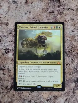 ZACAMA, PRIMAL CALAMITY | Rivals of Ixalan RIX Magic The Gathering Near Mint | - Image 2