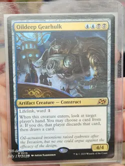 MtG DFT Aetherdrift Oildeep Gearhulk #215 Non - Foil - Image 1