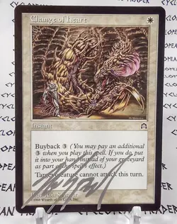 CHANGE OF HEART mtg Signed by Ron Spencer Stronghold Common (#4) - Image 1