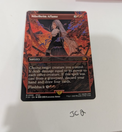 MTG - Nibelheim Aflame (borderless) - FIN 157 Final Fantasy Magic the Gathering - Image 1