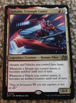 Custom MTG Commander Deck (Vehicle/Mount Themed) Kolodin, Triumph Caster - Image 3