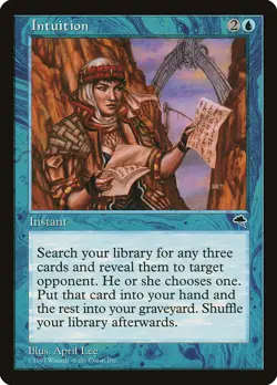 MTG Magic the Gathering Intuition (70/350) Tempest MP - Image 1