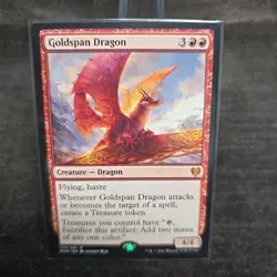 Goldspan Dragon - MTG - Near Mint - KHM - Image 1