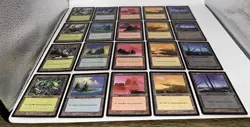 MTG Urza’s Saga Complete Set Basic Lands X20 NM to NM+ All Arts SellbyCyn - Image 1