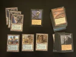 Magic the Gathering: Homelands Lot Of 130 With Rares Lightly Played - Image 1