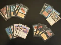 Magic the Gathering: Homelands Lot Of 130 With Rares Lightly Played - Image 4