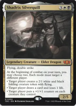 Shadrix Silverquill Commander: Tarkir: Dragonstorm Non-Foil Near Mint or Better - Image 1