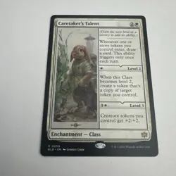 Caretaker's Talent 0006 Bloomburrow Non-Foil Magic The Gathering NM/LP - Image 1