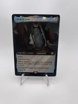 MTG Mithril Coat - SURGE FOIL - Borderless Extended Art Near Mint LOTR (0790) - Image 1