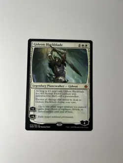 Gideon Blackblade - War of the Spark Mythic - Magic The Gathering - Image 1