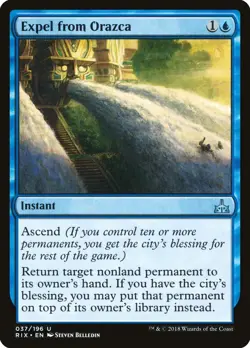 Magic the Gathering (mtg): RIX: Expel from Orazca (x 4) - Image 1