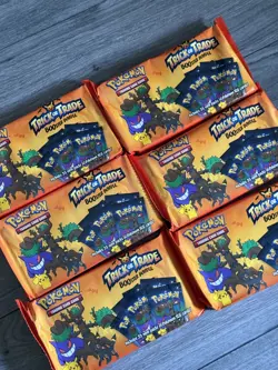 6 x Pokemon TCG Trick or Trade BOOster Bundle 2024 🎃 35 Packs Each 🃏 210 Total - Image 2
