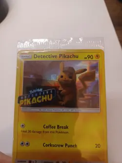 Pokemon TCG Detective Pikachu (Stamped) SM190 Sm Promos Holo Sealed NM - Image 3