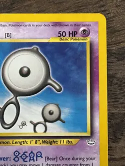 Unown [B] 39/64 Neo Revelation Unlimited - LP+ Pokemon TCG WOTC 2001 - Image 3
