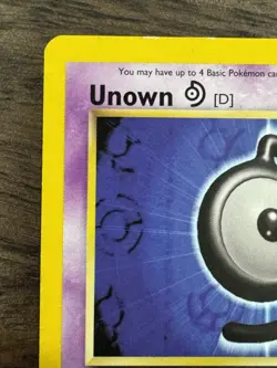 Unown [D] 47/75 Neo Discovery Unlimited - NM- to LP+ Pokemon TCG WOTC 2001 - Image 2
