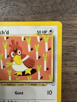 Farfetch’d 43/64 Neo Revelation - LP‑MP Common Pokemon Card (1st Edition) - Image 3