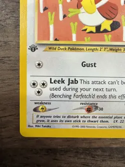 Farfetch’d 43/64 Neo Revelation - LP‑MP Common Pokemon Card (1st Edition) - Image 4