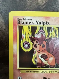 Blaine’s Vulpix 66/132 Gym Heroes Unlimited - LP++ Pokemon TCG WOTC 2000 - Image 3