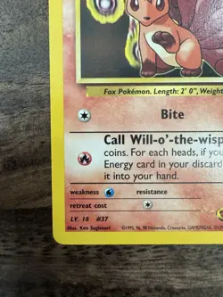 Blaine’s Vulpix 66/132 Gym Heroes Unlimited - LP++ Pokemon TCG WOTC 2000 - Image 5