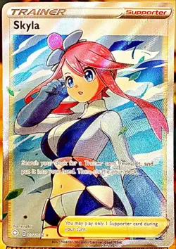 MINT Waifu Skyla 072/072 Alt Art Shining Fates Full Art Trainer Pokemon 🔥 - Image 1