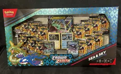 Pokemon Crown Zenith Sea and Sky Premium Collection Box 14 Packs, New/Sealed - Image 1