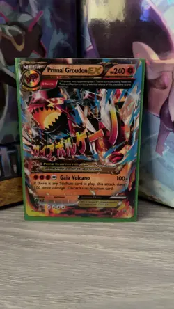 Primal Groudon EX 86 XY-Primal Clash Pokemon Holo Foil Rare - Image 1