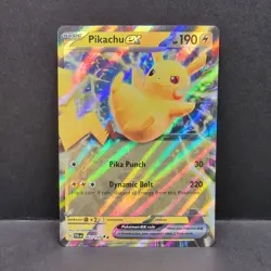 Pikachu ex 063/193 Paldea Evolved Double Rare Holo Pokemon TCG - Image 1
