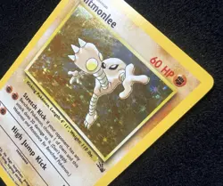 Hitmonlee Fossil 7/162 Holo Rare 1999 WOTC Pokemon TCG Card - NM - Image 3