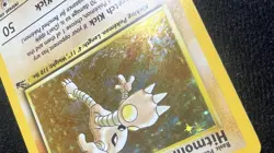Hitmonlee Fossil 7/162 Holo Rare 1999 WOTC Pokemon TCG Card - NM - Image 4