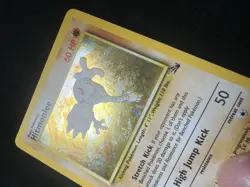 Hitmonlee Fossil 7/162 Holo Rare 1999 WOTC Pokemon TCG Card - NM - Image 5