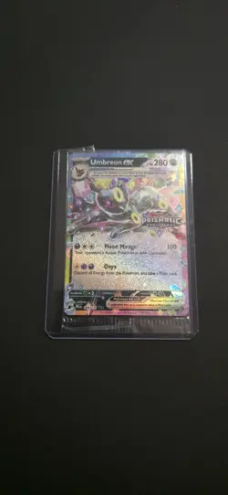 Pokemon TCG: Umbreon Ex Stamped Prismatic Evolutions Promo Sealed 060/131 - Image 1