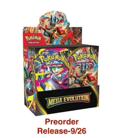 PRESALE - Ships 9/26 - Pokemon Enhanced Mega Evolution Booster Box - New Sealed - Image 1