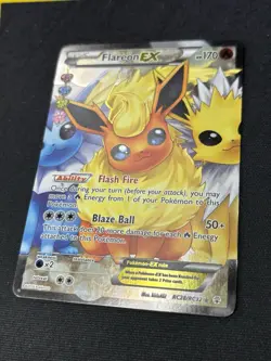 Flareon EX RC28/RC32 - Generations Radiant Full Art Holo Rare Pokemon Card - LP - Image 2